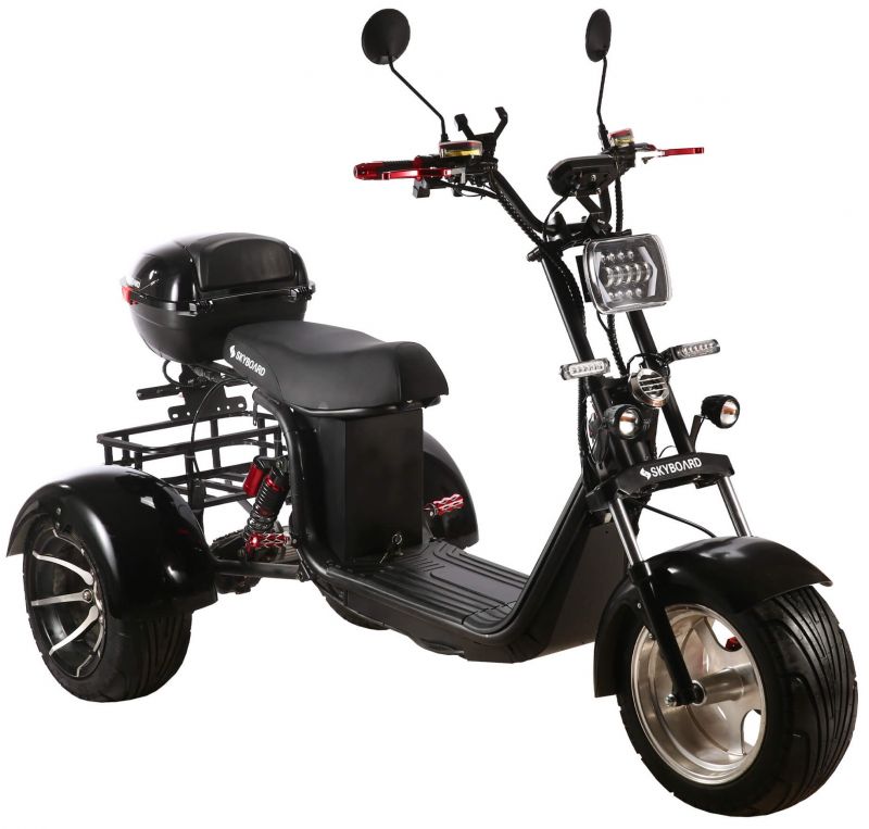 Электроскутер трехколесный CityCoco SkyBoard Trike BR60-3000 PRO FAST Электроскутер трехколесный CityCoco SkyBoard Trike BR60-3000 PRO FAST